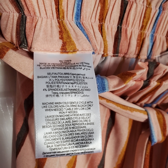 NEW BCBGeneration Stripe Paperbag Waist Pants - Picture 6 of 11